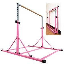 Gymnastic Bar for Kids and Teenage Ages 3-20, 350 lbs Weight Capacity, Gymnastic