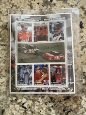Dale Earnhardt Block Of 6 Postage Stamps