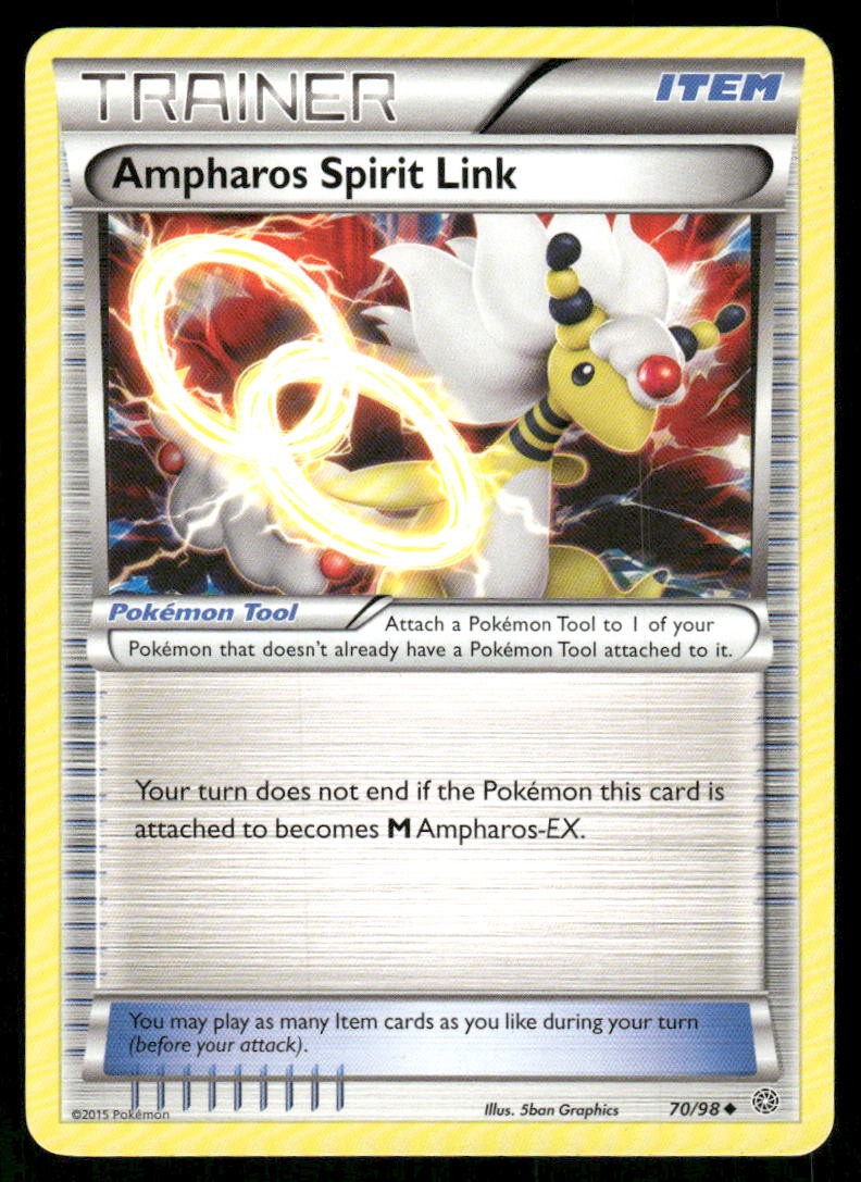 Ampharos Spirit Link XY - Ancient Origins [70/98] Uncommon NM Pokemon