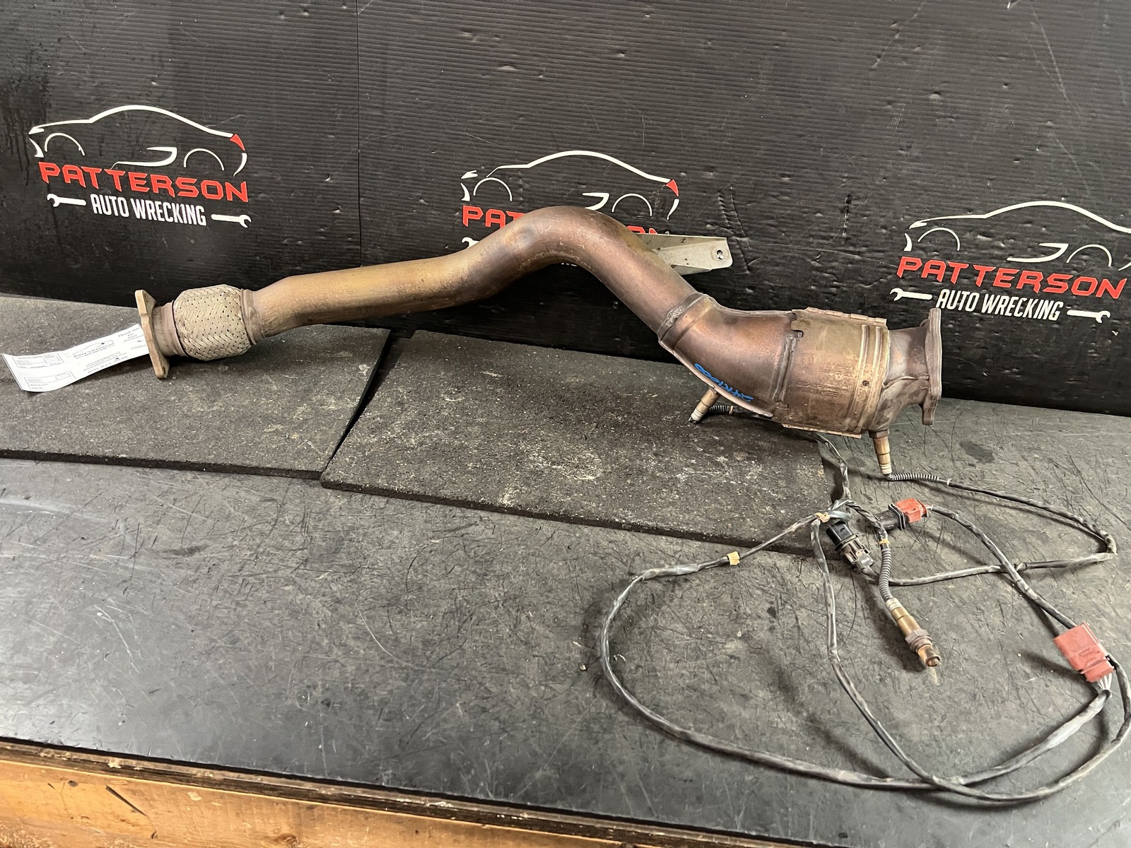 Bentley Continental R Final Series 2003-2012 Left Downpipe P/N 3W0253059B