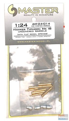 MASAM24014 1:24 Master Model Hawker Typhoon Mk.IB Uncovered Barrels (with flat