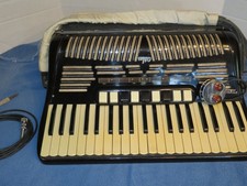 Vintage 1960s Atlas Beaux Art Accordion w/Premier Microphone Attached