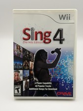 Sing 4: The Hits Edition (Nintendo Wii, 2011) Complete CIB