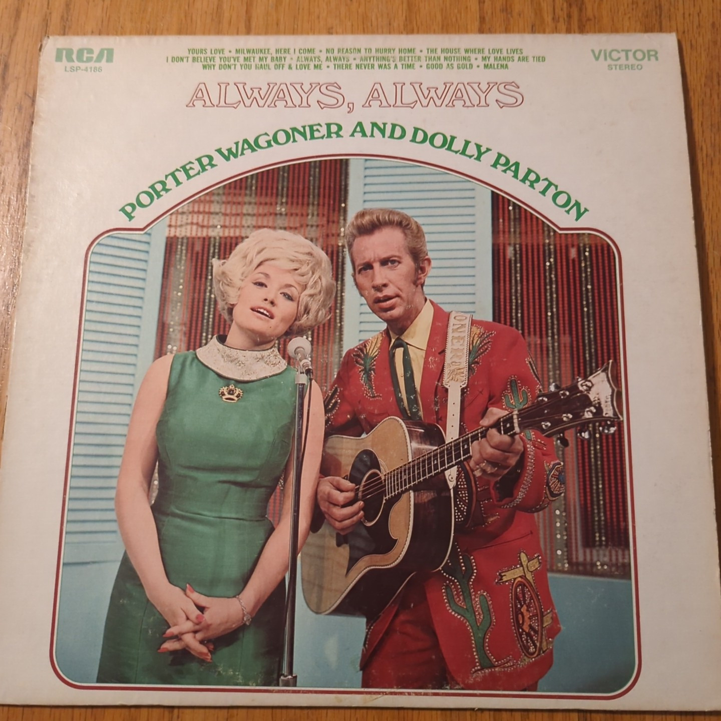 Porter Wagoner And Dolly Parton ~ Always, Always~Vinyl LP ~ RCA Victor LSP-4186