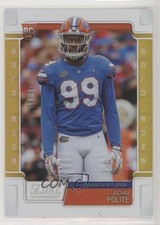 2019 Score Rookies Gold Zone 35/50 Jachai Polite #372 eq1
