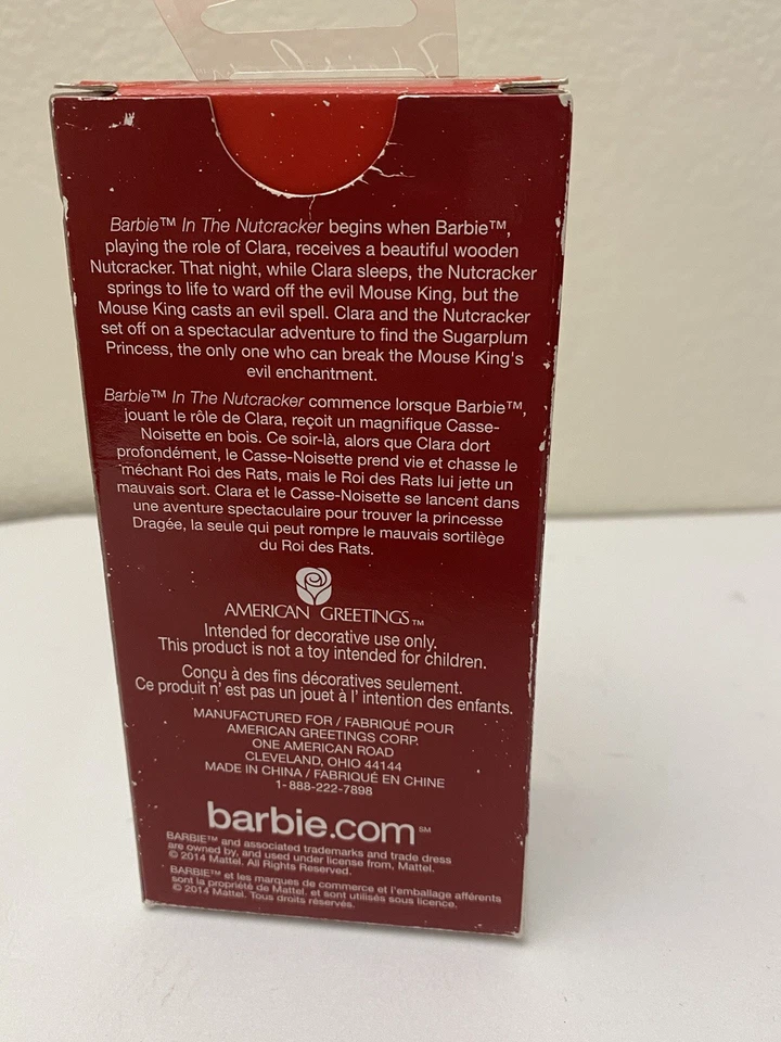 American Greetings 2014 Sugarplum Princesa Barbie Colección Reliquia Ornamento Foto 3 de 4