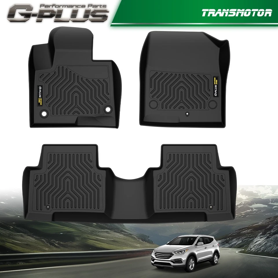 Alfombrillas TPE aptas para Hyundai 2013-2018 Santa Fe Sport 5 plazas para todo tipo de clima nuevas Foto 2 de 4