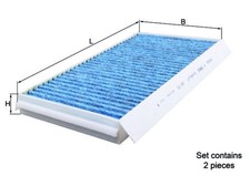 Innenraumfilter Pollenfilter 246Mm für BMW ab 12-> 64119163329
