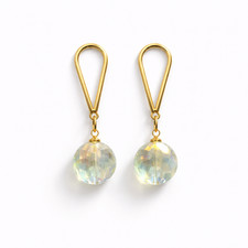 Crystal Drop Dangle Earrings Elegant Gold Silver Hook Party Wedding Gift UK