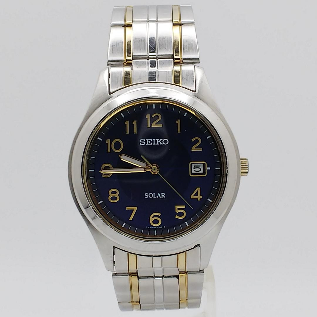 時計 SEIKO V14J-0AE0 SOLAR TITANIUM QUARTZ Seiko V14J-0Ae0 Solar Titanium Quartz | eBay