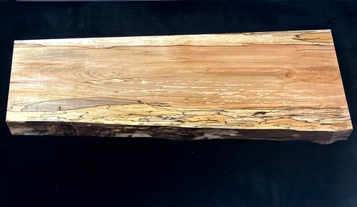 Live Edge Spalted Ambrosia Maple Board Craft Project Lumber 34”x12”x2"
