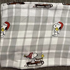 Berkshire Peanuts Holiday Winter Sleigh Snoopy Pillowcase