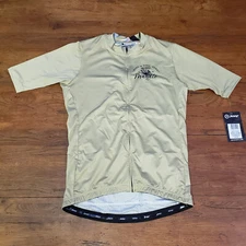 Zoot Womens Large Aero Cycling Jersey USA Stretch Soft Palm Mahalo Green L