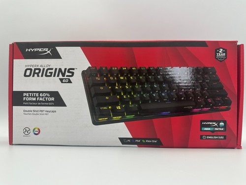 Clavier de jeu mécanique filaire RGB HyperX Alloy Origins 60 neuf en boîte - Photo 6/13