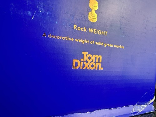 NEW Tom Dixon Decorative Green Forrest Marble Rock Weight 5.5 lbs Paperweight - Picture 12 of 13