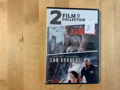 RAMPAGE/SAN ANDREAS 2 FILM COLLECTION (DVD, 2015) NEW