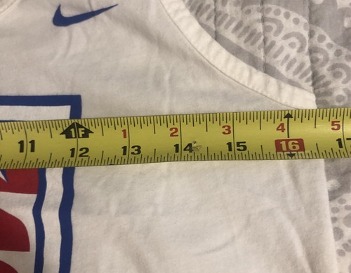 Nike USA USWNT Soccer Crest Racerback White Tank Top Slim Fit (L) 100% Corton - Picture 9 of 12