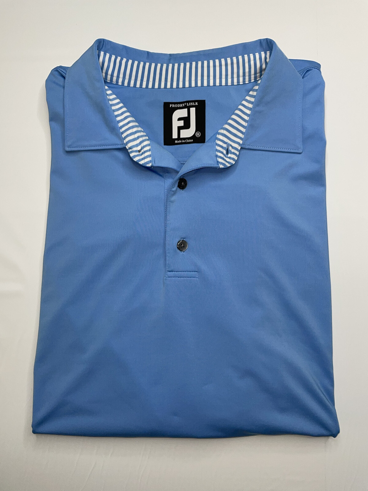 FootJoy ProDry Mens XXL Golf Polo Shirt Light Blue Loxahatchee Golf