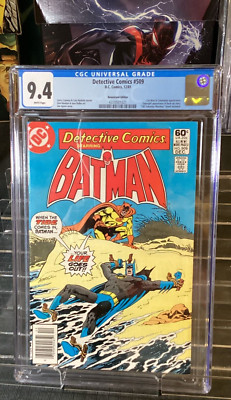 Detective Comics #509 CGC Universal 9.4 WHITE Pages - Cat-Man App