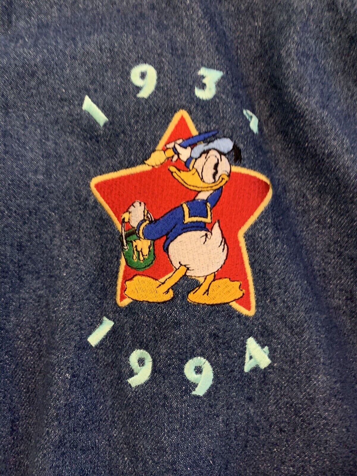 Donald Duck Walt Disney Studio Editions Denim Lea… - image 2