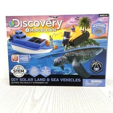 Discovery Kids Mindblown Solar Land and Sea Vehicles Experiment w Solar Power