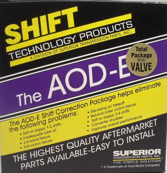 AODE 4R70W 4R75 Ford Valve Body Shift Correction Kit 1992-on Superior KAOD-E-V - Image 3 of 3