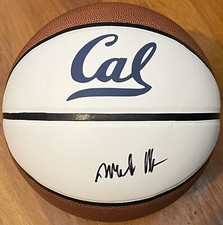 Mark Madsen Signed Autographed California Golden Bears Logo Basketball JSA COA