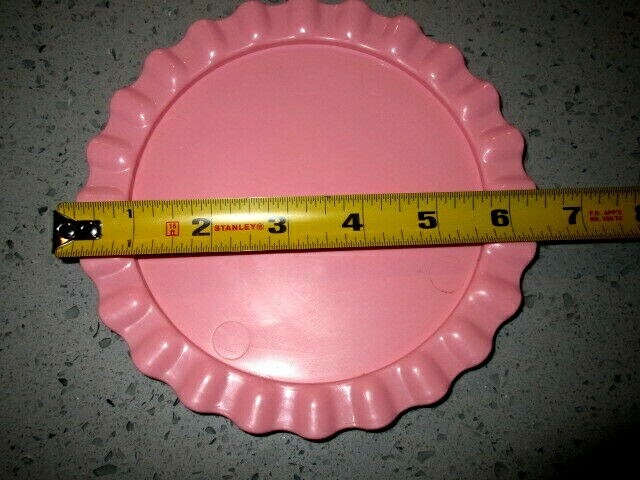 Fisher Price💖Fun with Food-Replacement Pink Fancy Plate for Cakes-Lot A