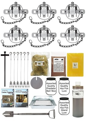PcsOutdoors Standard Fox Trapping Starter Kit - USA Made Kit