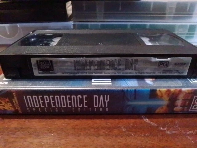 Independence Day VHS Special Edition PAL video Bonus extended - documentary - Image 4 of 4
