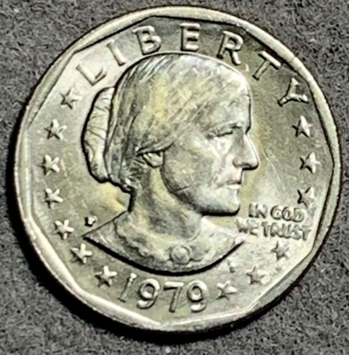 1979-D/S Susan B Anthony $1 One Dollar Coin. Known as 