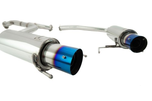 MEGAN RACING AXLE BACK EXHAUST W/ BLUE TIPS FOR LEXUS IS250 / IS350 06-13 - Picture 2 of 2