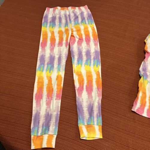 Children’s Place Girls Tie Dye Pajamas - Neon Berry Size 6x/7 - Picture 6 of 7