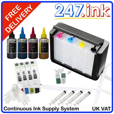 123 CISS Tinten-Nachfüllsystem Starter-Kit für Brother DCP-J752 MFC-J4410 Nicht-OEM