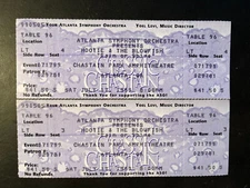 PAIR UNUSED TICKETS HOOTIE AND THE BLOWFISH CHASTAIN PARK ATLANTA JULY 17,  1999