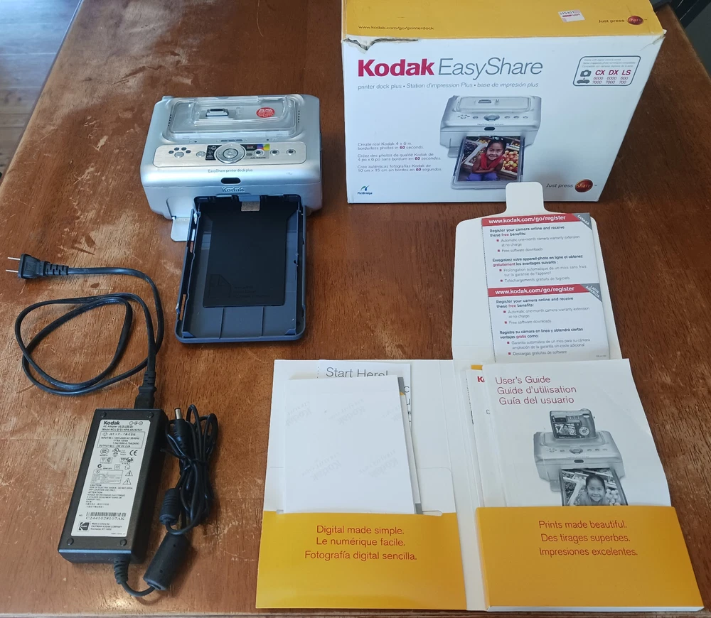 Kodak EasyShare Photo Printer Dock Plus for CX DX 6000 7000 LS 600 700 cameras
