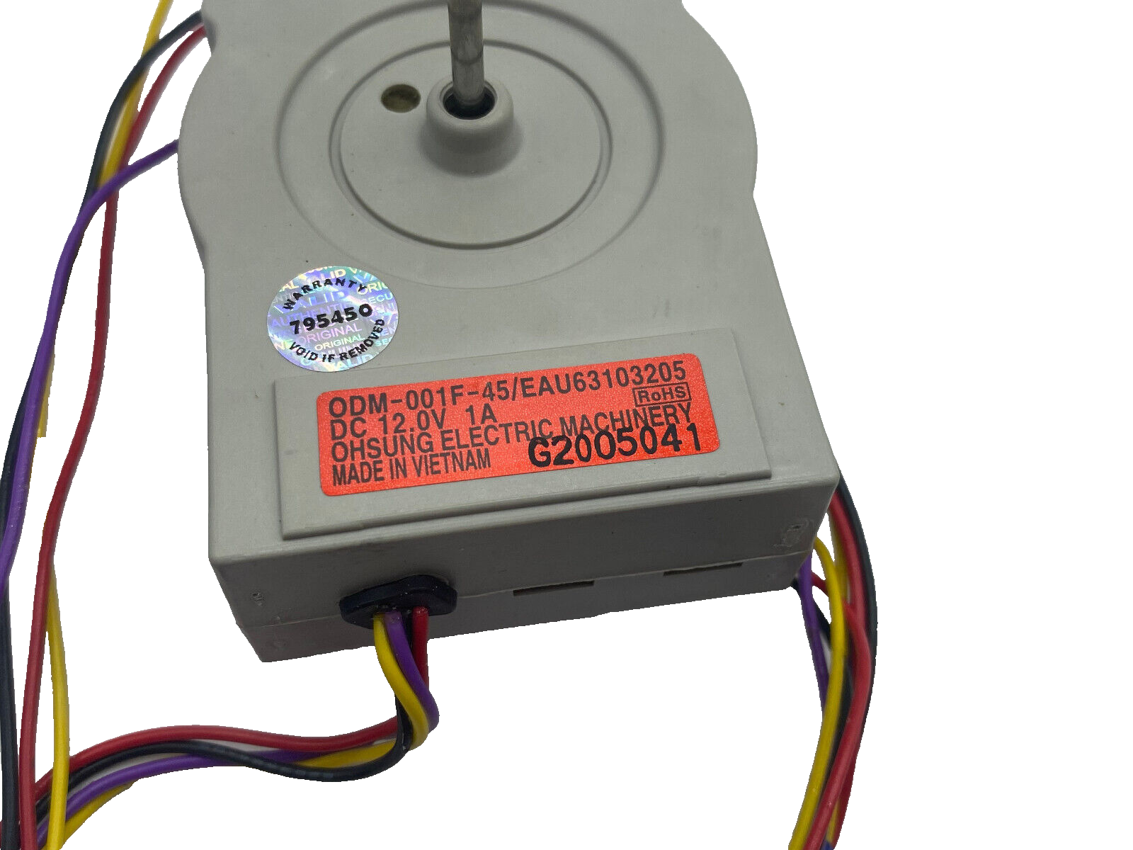 Genuine LG Refrigerator Condenser Fan Motor EAU63103205 eBay