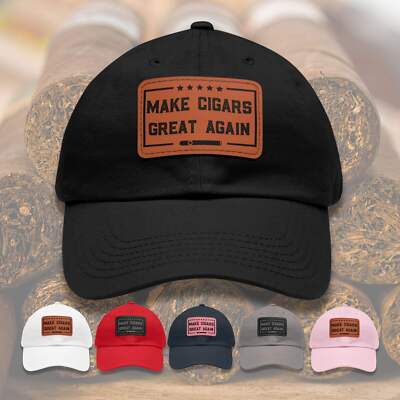 Make Cigars Great Again Hat Smoking Cigars Donald Trump Maga Cigar Style Co.