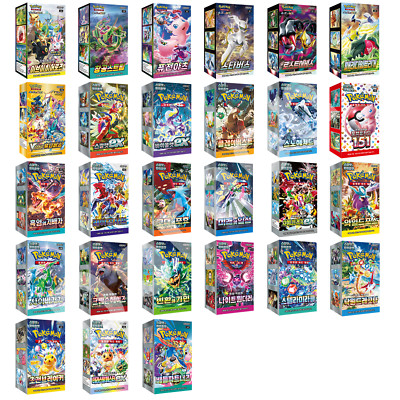 Pokemon Card Terastal Festa Ex 151 Etc. Booster Box TCG Factory Sealed Korean