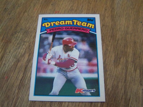 PEDRO GUERRERO TOPPS DREAM TEAM KMART 1989 BASEBALL CARD | eBay