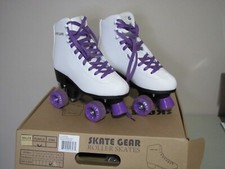 Skate Gear Retro Quad Design Roller Skates Size Women's 7 / Youth 6 / Men's 6