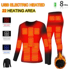 Electric USB Heated Tops Pants Men Women Winter Body Warmer Trousers Leggings о