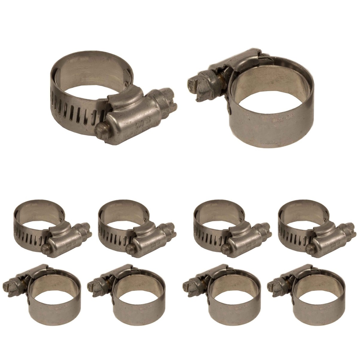 Flexfab 0.63 In. To 1 In. ID Lined Worm Gear Clamps, 10 Pack - John M. Ellsworth Company - Foto 8