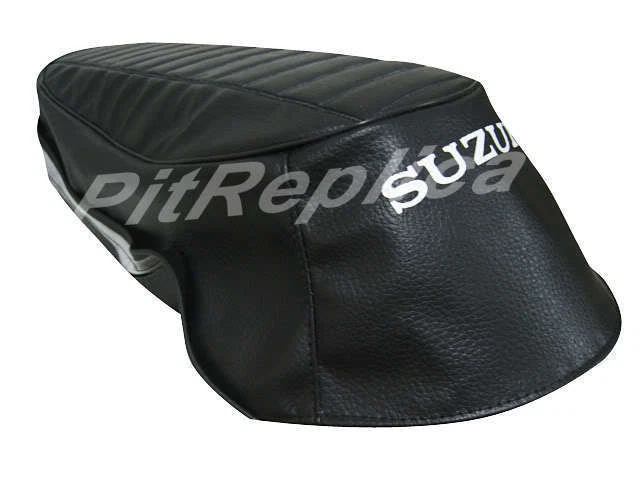 FUNDA ASIENTO SUZUKI AS50 AC50 MAVERICK SCRAMBLER 1970 70 1971 71 CON BOTÓN [STRAS] Foto 3 de 4