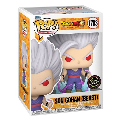 FUNKO POP! ANIMATION DRAGON BALL SUPER SON GOHAN BEAST 1703 GITD CHASE IN STOCK - Foto 3 di 5