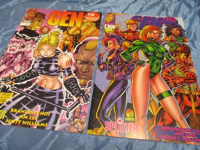 GEN 13 ,  Nr.  6 + 7 ,  Fantasy Comics , deutsche  Erstausgabe ,  Presse / Kiosk