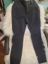 Uniqlo Dark Gray Slack-Styled Pants, w26-27, zips up on the left side