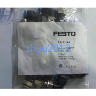 10PC New FESTO QSL-G1/8-6 186117 Threaded Plug Free Shipping