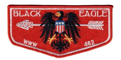 Boy Scout OA 482 Black Eagle Lodge Camp Alpine Participant Flap