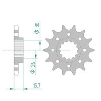 Ritzel Afam 525 - 14Z 20605-14 Honda VFR 750 R (RC30) [750]